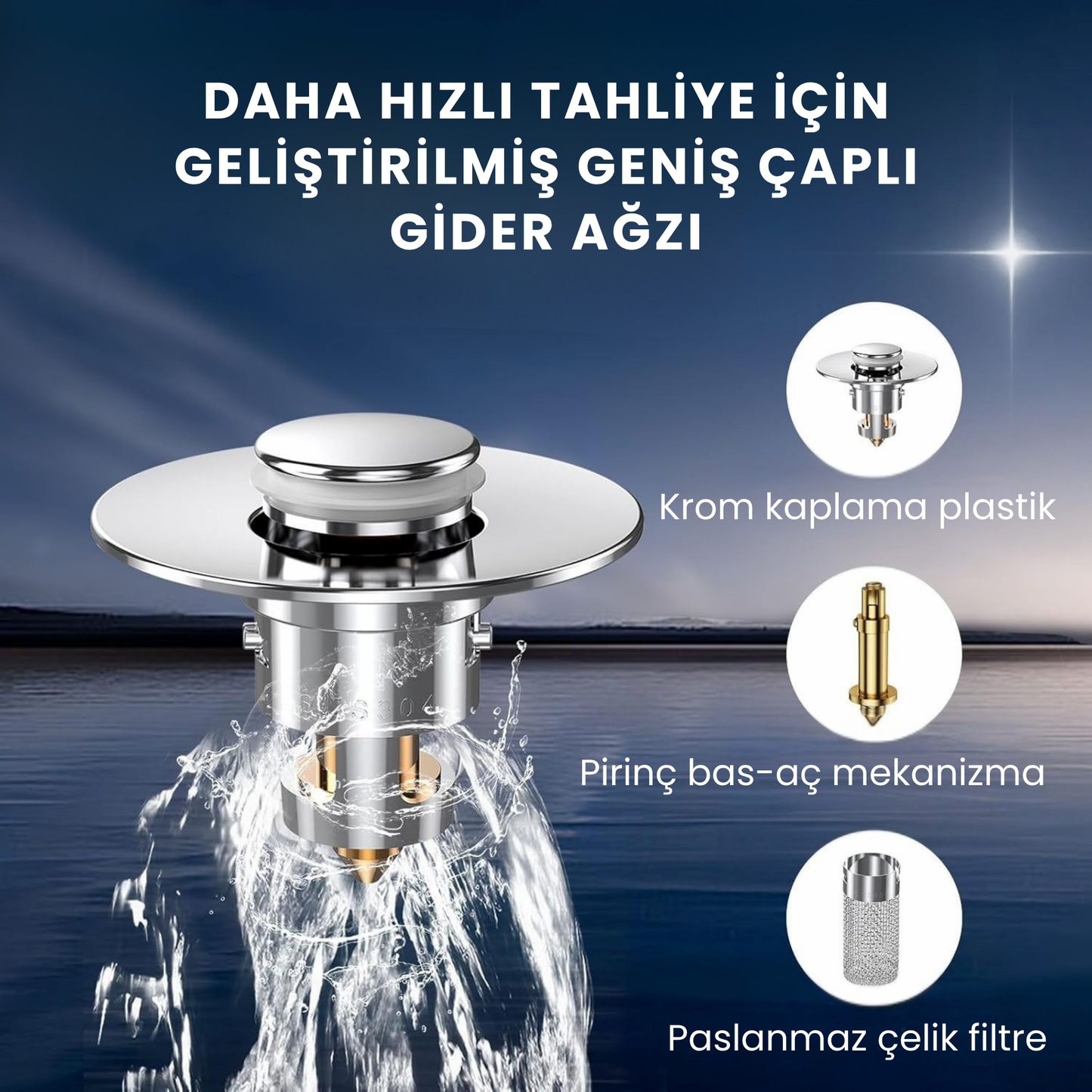 Livozy Lavabo Tıpası